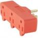 TRIPLE ADAPTER ORANGE HEAVY DUTY