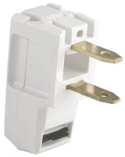 WHITE ANGLE SUPER PLUG PLASTIC