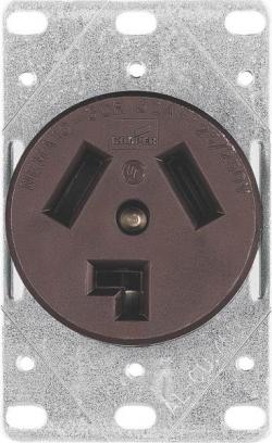 DRYER RECEPTACLE 30A 3 WIRE