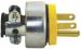 ARMORED PLUG 15A 3 WIRE YELLOW