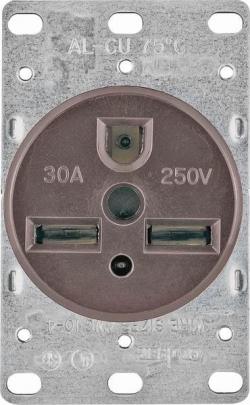 FLUSH GROUND RECEPTACLE 30A 3WIR