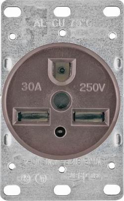 FLUSH GROUND RECEPTACLE 30A 3WIR