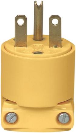 GROUNDED CONNECTOR 15A 2P