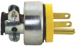 ARMORED PLUG 15A 3 WIRE YELLOW