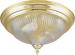 2LT FLUSH CEILING FIXTURE 13" BR