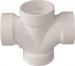 3" PVC DWV DOUBLE TEE