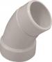 3" STREET ELBOW 45 PVC DWV