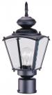 BLACK POST COACH LANTERN 1 LIGHT