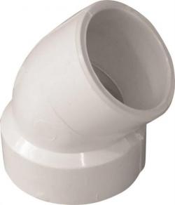 1-1/2" STREET ELBOW 45 PVC DWV