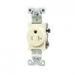SINGLE RECEPTACLE 20A TR IVORY