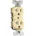 DUPLEX RECEPTACLE 20A IVORY