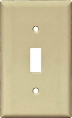 TOGGLE PLATE 1 GANG IVORY