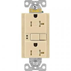 RECEPTACLE GFCI 20A TR IVORY