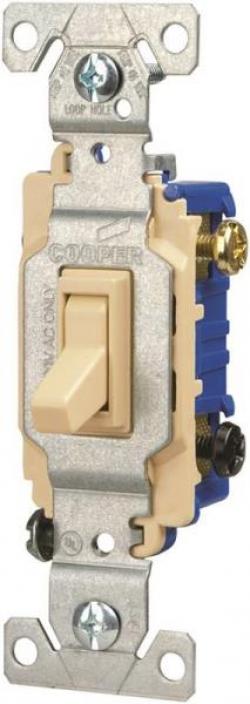 TOGGLE SWITCH 3-WAY 1G IVORY