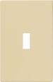 TOGGLE SWITCH PLATE 1G IVORY S/L