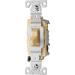 TOGGLE SWITCH COM 15A 3WAY IVORY