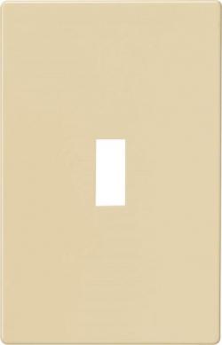 TOGGLE SWITCH PLATE 1G IVORY S/L