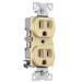 DUPLEX RECEPTACLE 15A COM IVORY