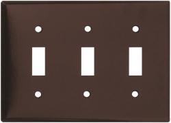 TOGGLE PLATE 3G BROWN