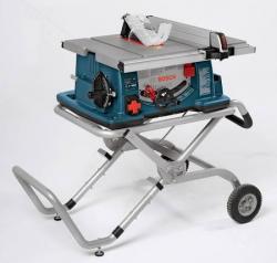 BOSCH 10" TABLE SAW W/ GRY STAND