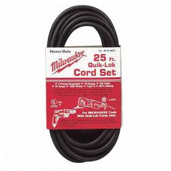 25' QUIK-LOK CORD SET