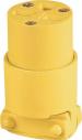 15A CONNECTOR VINYL YELLOW 6-15N