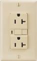 DUPLEX RECEPTACLE GFCI 20A IVORY