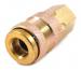 COUPLER U 1/4" X 1/4" FEMALE