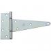 8" EXTRA HEAVY T-HINGE ZINC