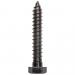 LAG BOLT BLACK 1/2" x 3"