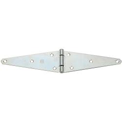 8" HEAVY STRAP HINGE ZINC