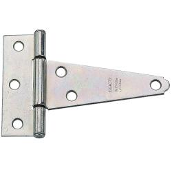 4" EXTRA HEAVY T-HINGE ZINC