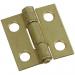 1" NON-REMOVABLE PIN HINGE BRASS