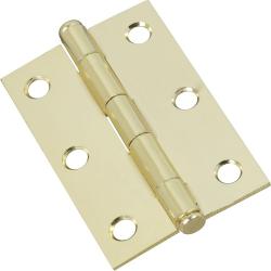 3" CABINET HINGE BRASS