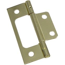 3" SURFACE MOUNTED HINGE BRASS