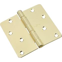 4" X 4" DOOR HINGE BRASS