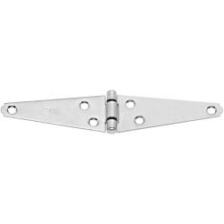 4" HEAVY STRAP HINGE ZINC