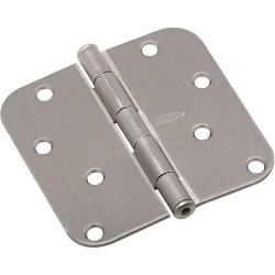 DOOR HINGE 4" SATIN NICKEL 5/8"