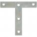 4" X 4" T-PLATE ZINC