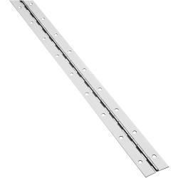 1-1/2" X 48" PIANO HINGE NICKEL