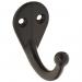 SINGLE CLOTHES HOOK OIL RUBBED B