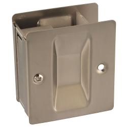 POCKET DOOR PULL SATIN NICKEL