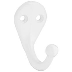 SINGLE CLOTH HOOK WHITE