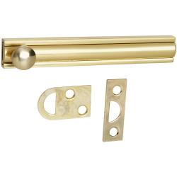 4" SURFACE BOLT BRASS