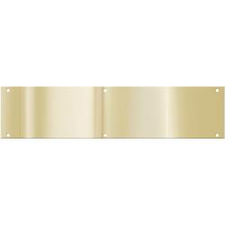 PUSH PLATE 3-1/2" X 15" BRASS