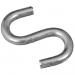 1-1/2" HEAVY OPEN S HOOK ZINC