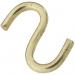 3/4" HEAVY OPEN S HOOK BRASS