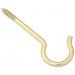 CEILING HOOK SOLID BRASS 3-3/8"