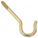 CEILING HOOK SOLID BRASS # 12