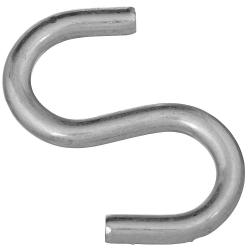 3" HEAVY OPEN S HOOK ZINC